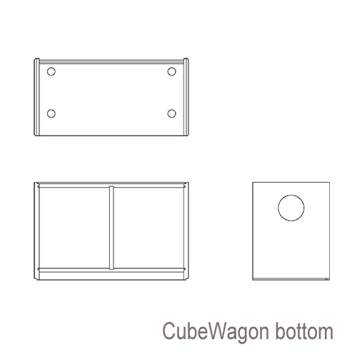 CubeChair 図面Bottom